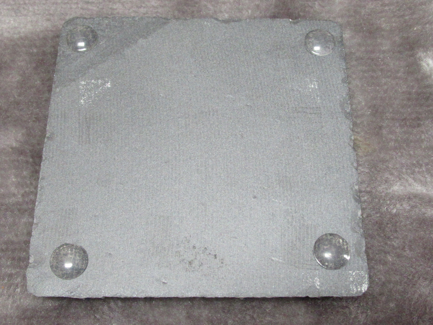 Cat Slate Coaster: Digital Art - Feline Lover Gift, - Gloss Finish