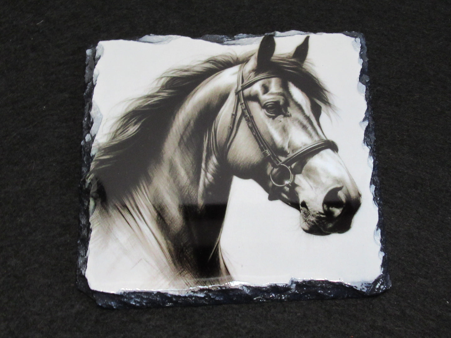 Horse Slate Coaster | Equestrian Coaster | Horse Lover Gift