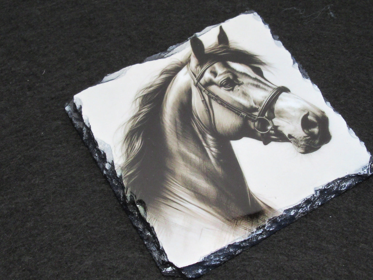 Horse Slate Coaster | Equestrian Coaster | Horse Lover Gift